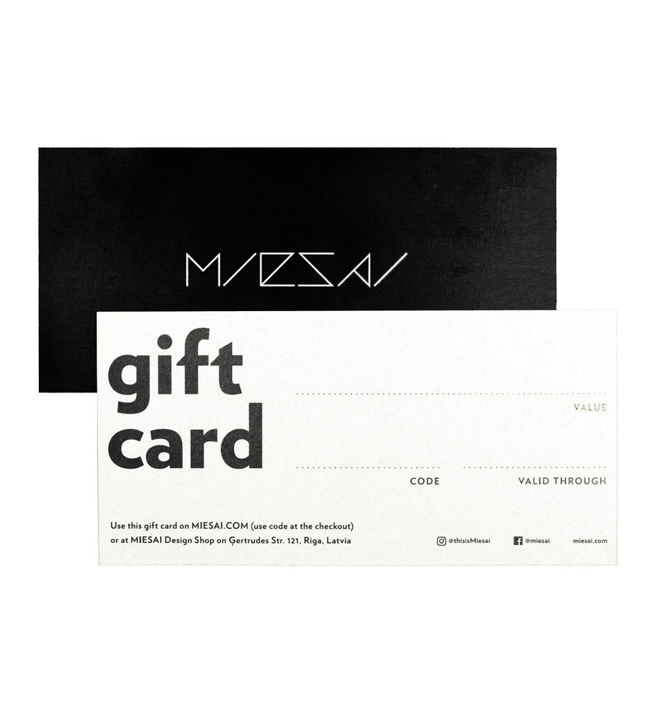 Miesai Gift Card